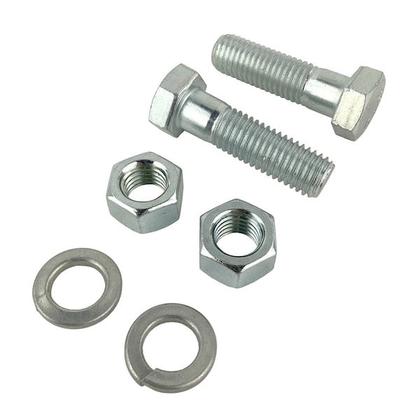 Fleet Engineers Hardware Set, Quarter Fender, For 2 Clamps Set, 5/8 Bolts/Nuts, Air Slipper, Zinc Plated Steel 031-00200 - main